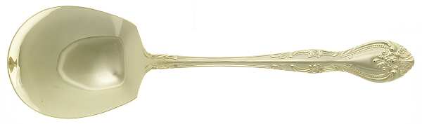 Sarah Ann (Gold Electroplate) Solid Smooth Casserole Spoon
