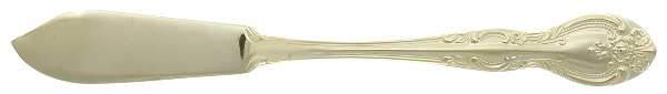 Sarah Ann (Gold Electroplate) Flat Handle Master Butter Knife