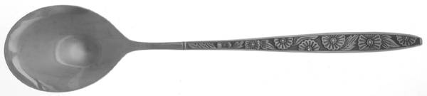 Spring Bouquet (Stainless) Solid Salad Serving Spoon