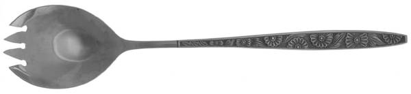 Spring Bouquet (Stainless) Solid Salad Serving Fork