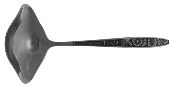 Spring Bouquet (Stainless) Solid Gravy Ladle