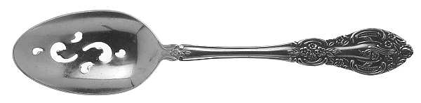 Springtime (Stainless) Pierced Tablespoon (Serving Spoon) by Unknown Mfg Silver
