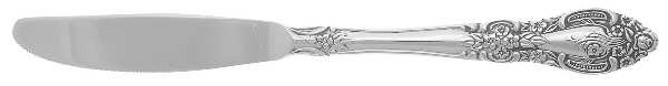 Springtime (Stainless) Modern Solid Knife by Unknown Mfg Silver