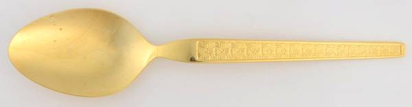 Trocader (Gold Electroplate) Place/Oval Soup Spoon