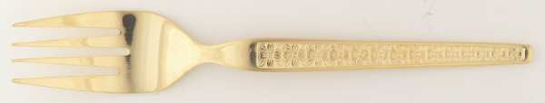 Trocader (Gold Electroplate) Individual Salad Fork