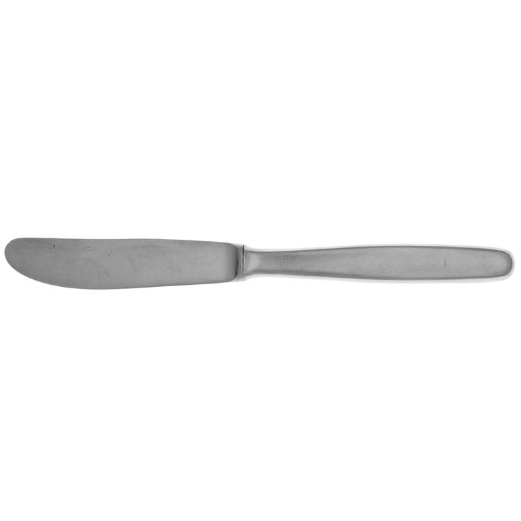 UNF1 (STAINLESS) Modern Hollow Butter Spreader (Stainless)