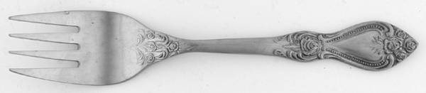 SRB269 (Stainless) Small Solid Cold Meat Serving Fork