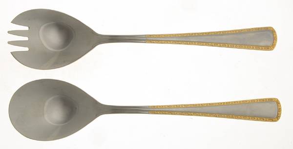 UNF143 (Stainless) (2 Pc) Solid Salad Set