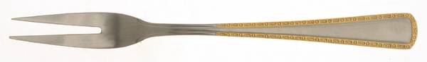UNF143 (Stainless) Medium Solid Cold Meat Serving Fork