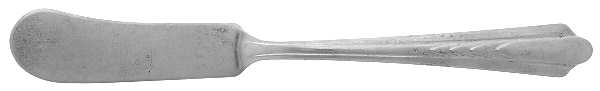 UNF148 (Stainless) Flat Handle Master Butter Knife