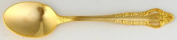 UNF164 (Gold Electroplate) Teaspoon
