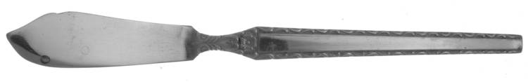 UNF165 (Stainless) Flat Handle Master Butter Knife