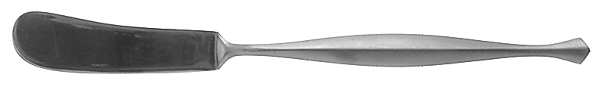 UNF197 (Stainless) Flat Handle Master Butter Knife