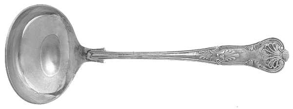 Kings (Silverplate) Solid Gravy Ladle