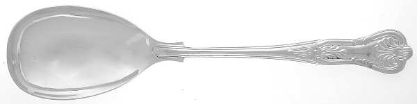 Kings (Silverplate) Solid Salad Serving Spoon