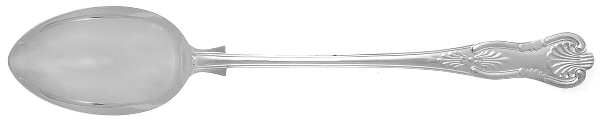 Kings (Silverplate) Large Solid Dressing Spoon by Unknown Mfg Silver