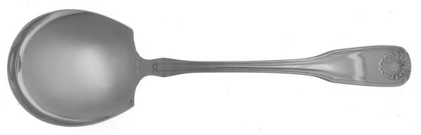 UNF208 (Stainless) Solid Smooth Casserole Spoon