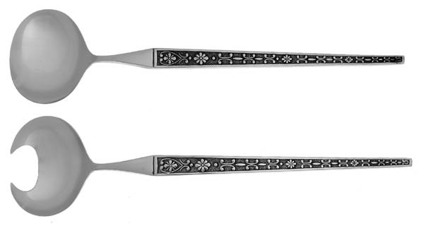 UNF214 (Stainless) (2 Pc) Solid Salad Set