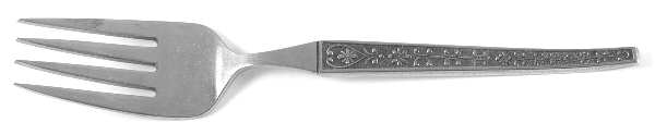 UNF214 (Stainless) Medium Solid Cold Meat Serving Fork