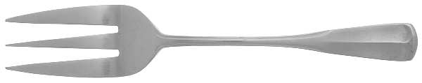 UNF218 (Stainless) Medium Solid Cold Meat Serving Fork