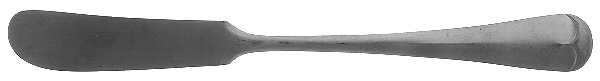 UNF22 (Stainless) Flat Handle Butter Spreader