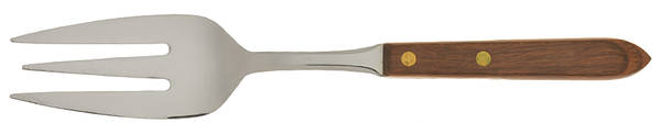 UNF276 (Stainless) Large Solid Cold Meat Serving Fork