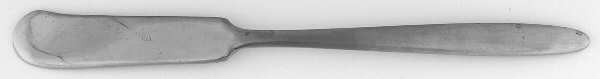 UNF290 (Stainless) Flat Handle Butter Spreader