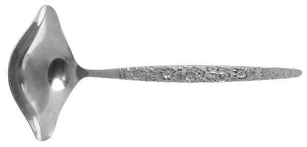 Rose Garden (Stainless) Solid Gravy Ladle