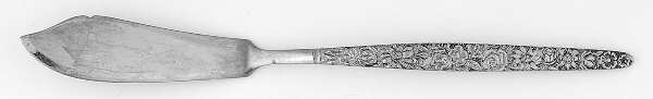 Rose Garden (Stainless) Flat Handle Master Butter Knife