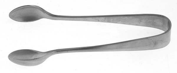 UNF318  (STAINLESS) Sugar Tongs