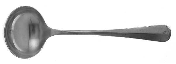 UNF318  (STAINLESS) Solid Gravy Ladle