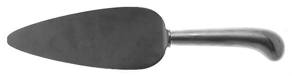 UNF318  (STAINLESS) Pie Server with Stainless Blade