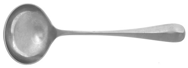 UNF318  (STAINLESS) Ladle-Cream/Solid Piece-Small