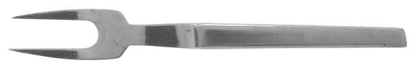 UNF339 (Stainless) Small Solid Cold Meat Serving Fork