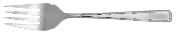 UNF348 (Stainless) Medium Solid Cold Meat Serving Fork