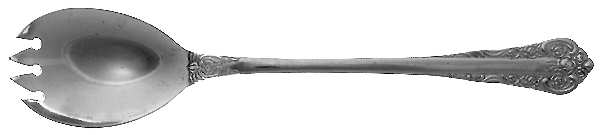 UNF362 (Stainless) Solid Salad Serving Fork