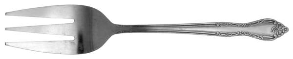 UNF408 (Stainless) Medium Solid Cold Meat Serving Fork