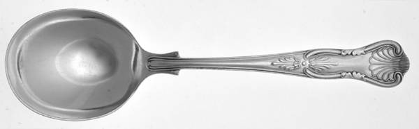 UNF411 (Silverplate) Round Bowl Soup Spoon (Cream Soup)