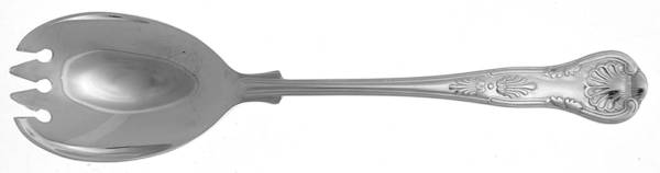 UNF411 (Silverplate) Solid Salad Serving Fork