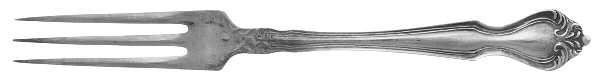 UNF443 (Nickel) Strawberry Fork