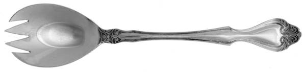 UNF443 (Nickel) Solid Salad Serving Fork