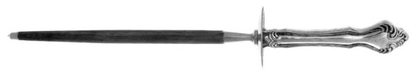 UNF443 (Nickel) Large Roast Steel Rod Knife Sharpener