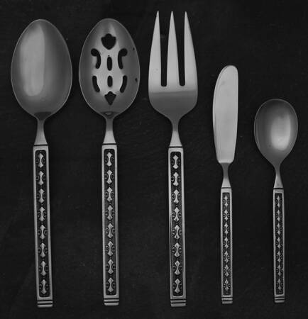UNF65 (Stainless) 5 Piece Hostess Set