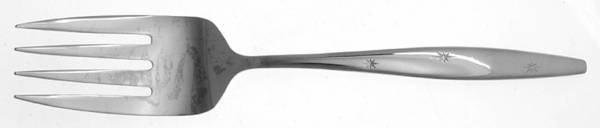 Atomic Starburst (Stainless) Medium Solid Cold Meat Serving Fork