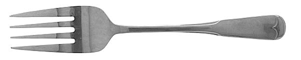 UNF82 (Stainless) Medium Solid Cold Meat Serving Fork