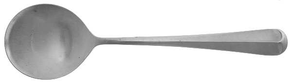Williamsburg (Stainless) Round Bowl Soup Spoon (Gumbo)