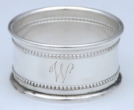 Sterling Hollowware Napkin Ring