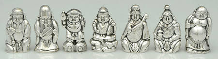Sterling Hollowware (Set of 7) Individual Salt Shaker