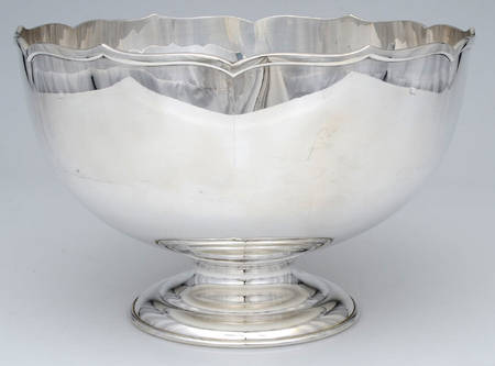 Sterling Hollowware Punch Bowl