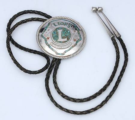 Silverplate Hollowware Bolo Tie